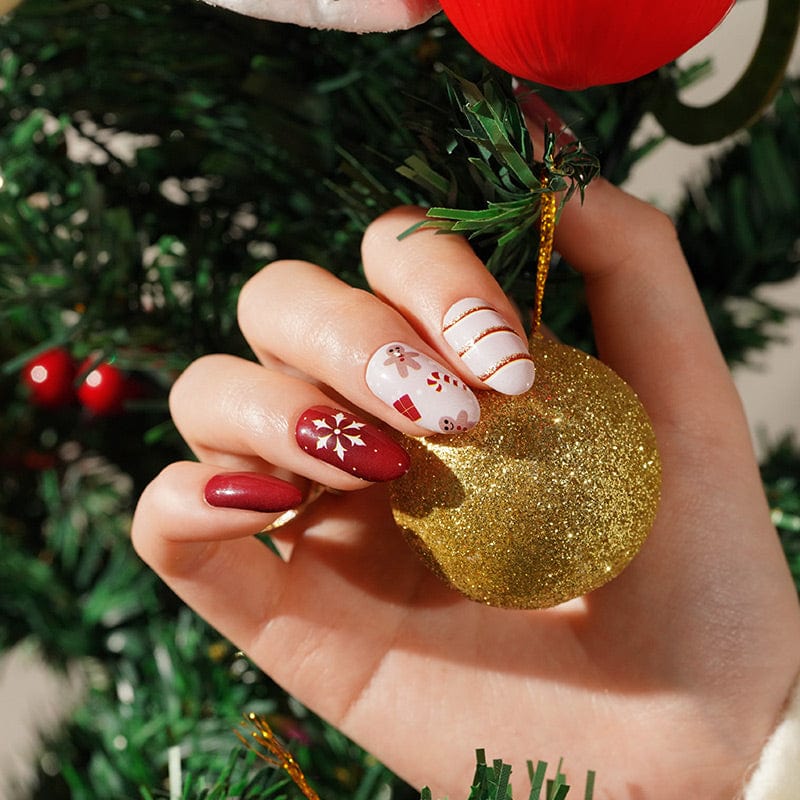 Holy Grail Nail Non-UV Nail Wraps Feliz Navidad