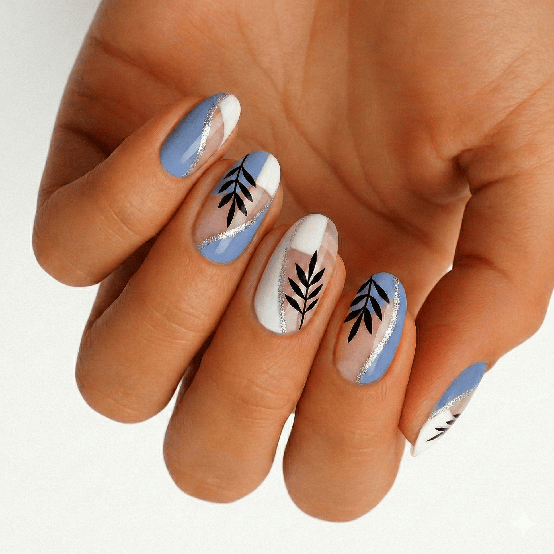 Holy Grail Nail Non-UV Nail Wraps Fern Magic (Transparent) - Holy Classics (Non-UV Nail Wraps)