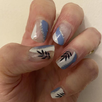 Holy Grail Nail Non-UV Nail Wraps Fern Magic (Transparent) - Holy Classics (Non-UV Nail Wraps)