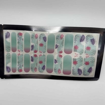 Holy Grail Nail Non-UV Nail Wraps Fiji - Wide Fit Wrap (22 Piece)