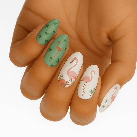 Holy Grail Nail Non-UV Nail Wraps Flamingo Fiesta - Holy Classics (Non-UV Nail Wraps)
