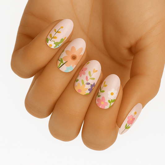Holy Grail Nail Non-UV Nail Wraps Flower Bouquet - Holy Classics (Non-UV Nail Wraps)