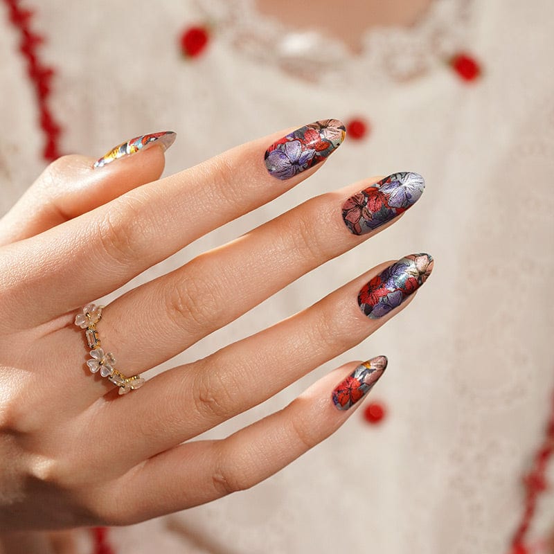 Holy Grail Nail Non-UV Nail Wraps Flower Fever - Holy Classics (Non-UV Nail Wraps)