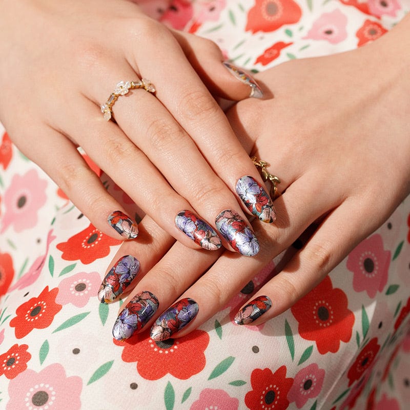 Holy Grail Nail Non-UV Nail Wraps Flower Fever - Holy Classics (Non-UV Nail Wraps)