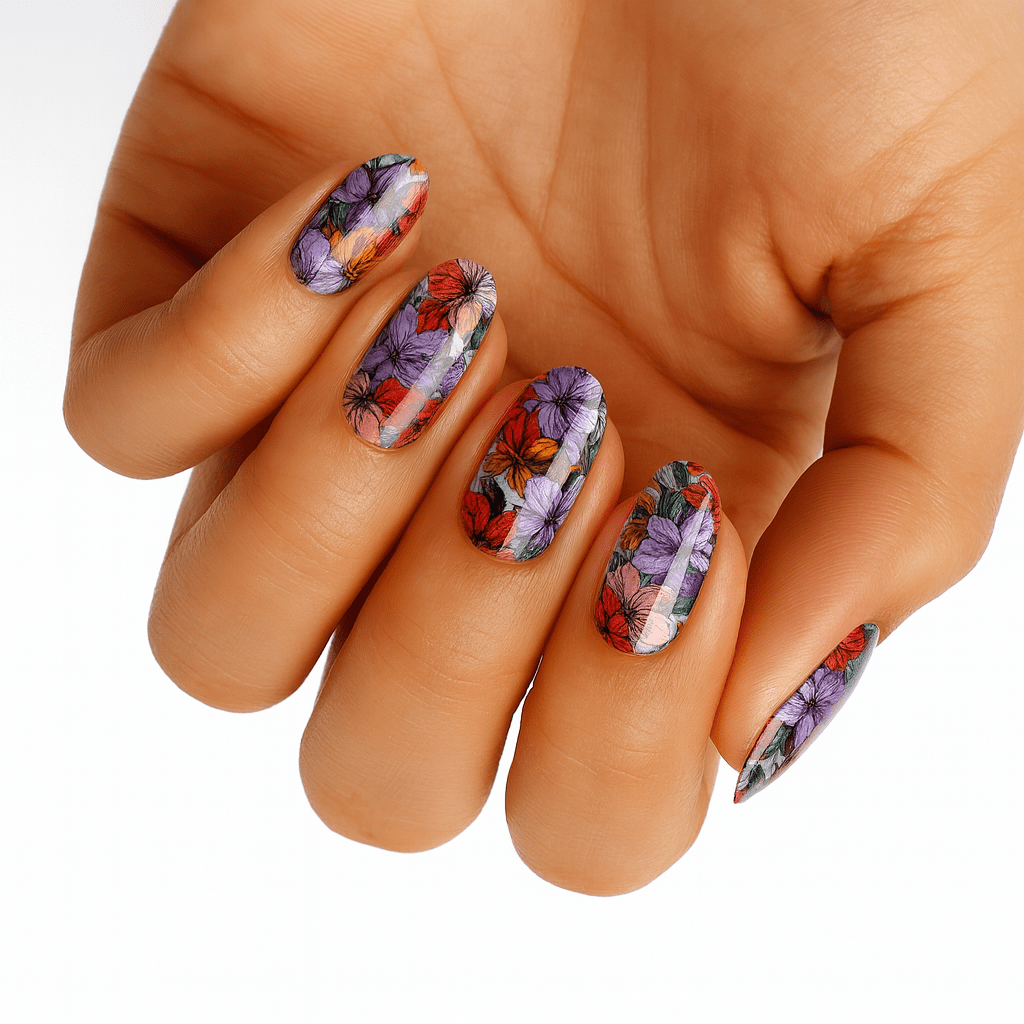 Holy Grail Nail Non-UV Nail Wraps Flower Fever - Holy Classics (Non-UV Nail Wraps)