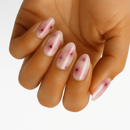 Holy Grail Nail Non-UV Nail Wraps Flower Girl (Sheer) - Holy Classics (Non-UV Nail Wraps)