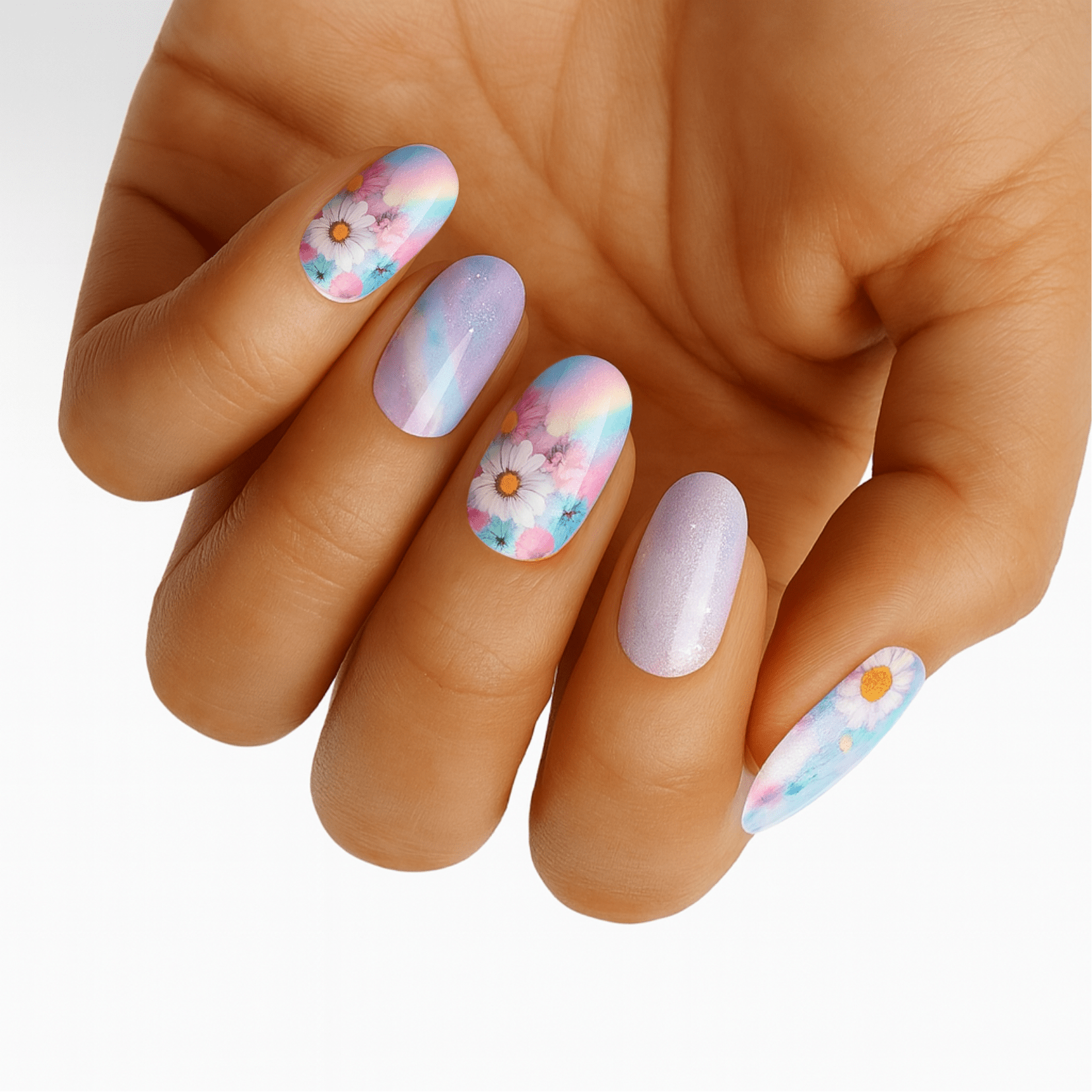 Holy Grail Nail Non-UV Nail Wraps Flower Stream - Holy Classics (Non-UV Nail Wraps)