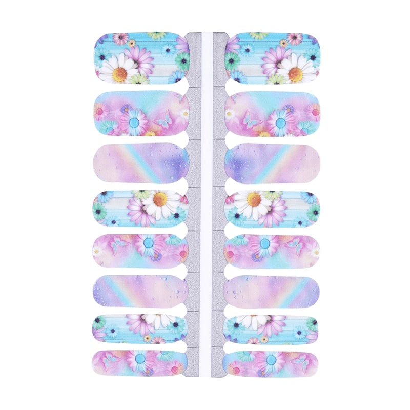 Holy Grail Nail Non-UV Nail Wraps Flower Stream - Holy Classics (Non-UV Nail Wraps)