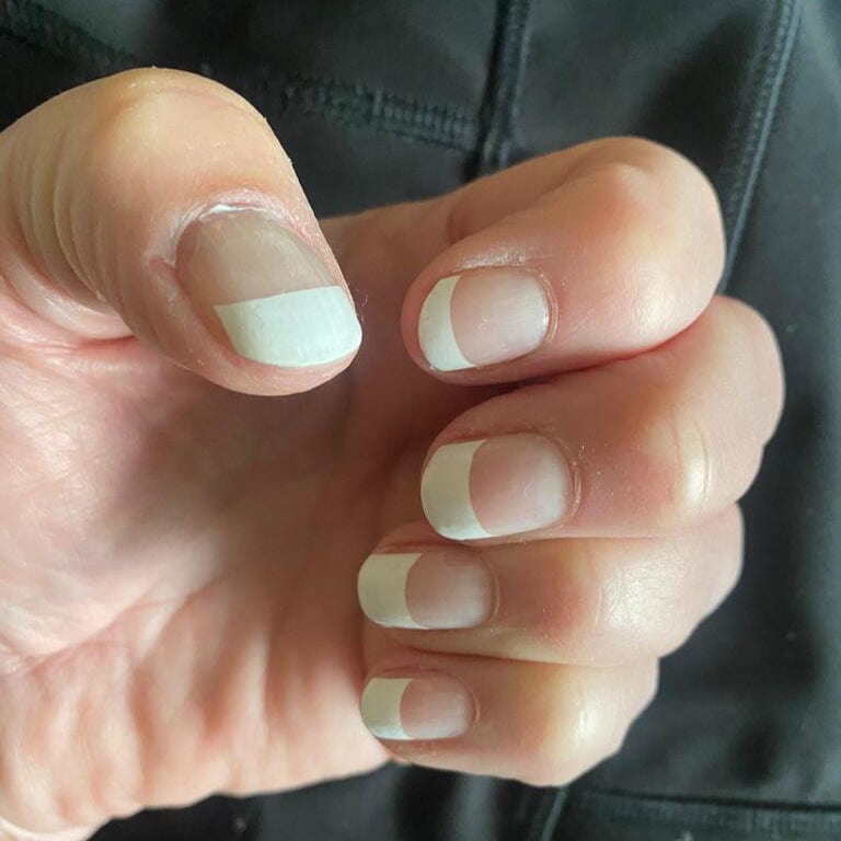 Holy Grail Nail Non-UV Nail Wraps French Manicure (Part Transparent) - Holy Classics (Non-UV Nail Wraps)