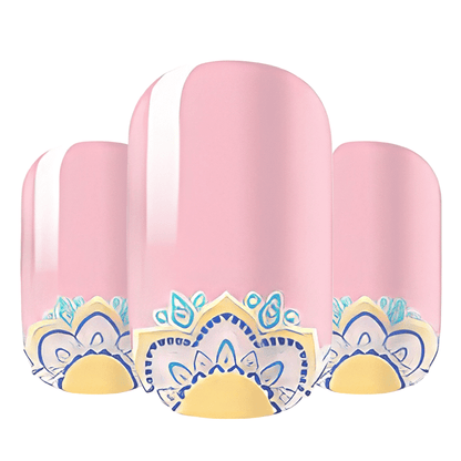 Holy Grail Nail Non-UV Nail Wraps Fresh As A Daisy - Wide Fit Wrap (20 Piece)