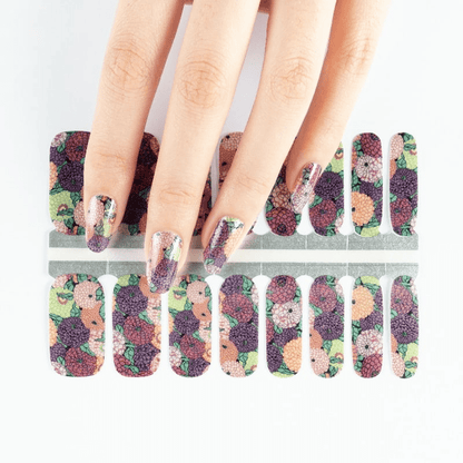 Holy Grail Nail Non-UV Nail Wraps Geranium Flower - Holy Classics (Non-UV Nail Wraps)