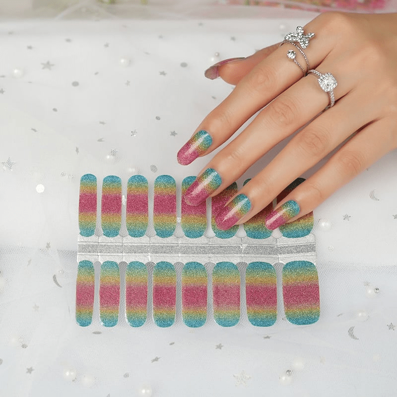 Holy Grail Nail Non-UV Nail Wraps Glitter Ombre - Holy Classics (Non-UV Nail Wraps)