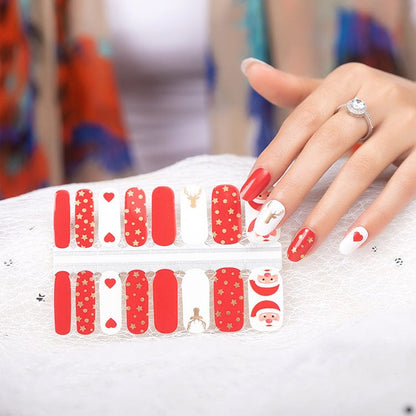 Holy Grail Nail Non-UV Nail Wraps Gold Reindeer - Holy Classics (Non-UV Nail Wraps)