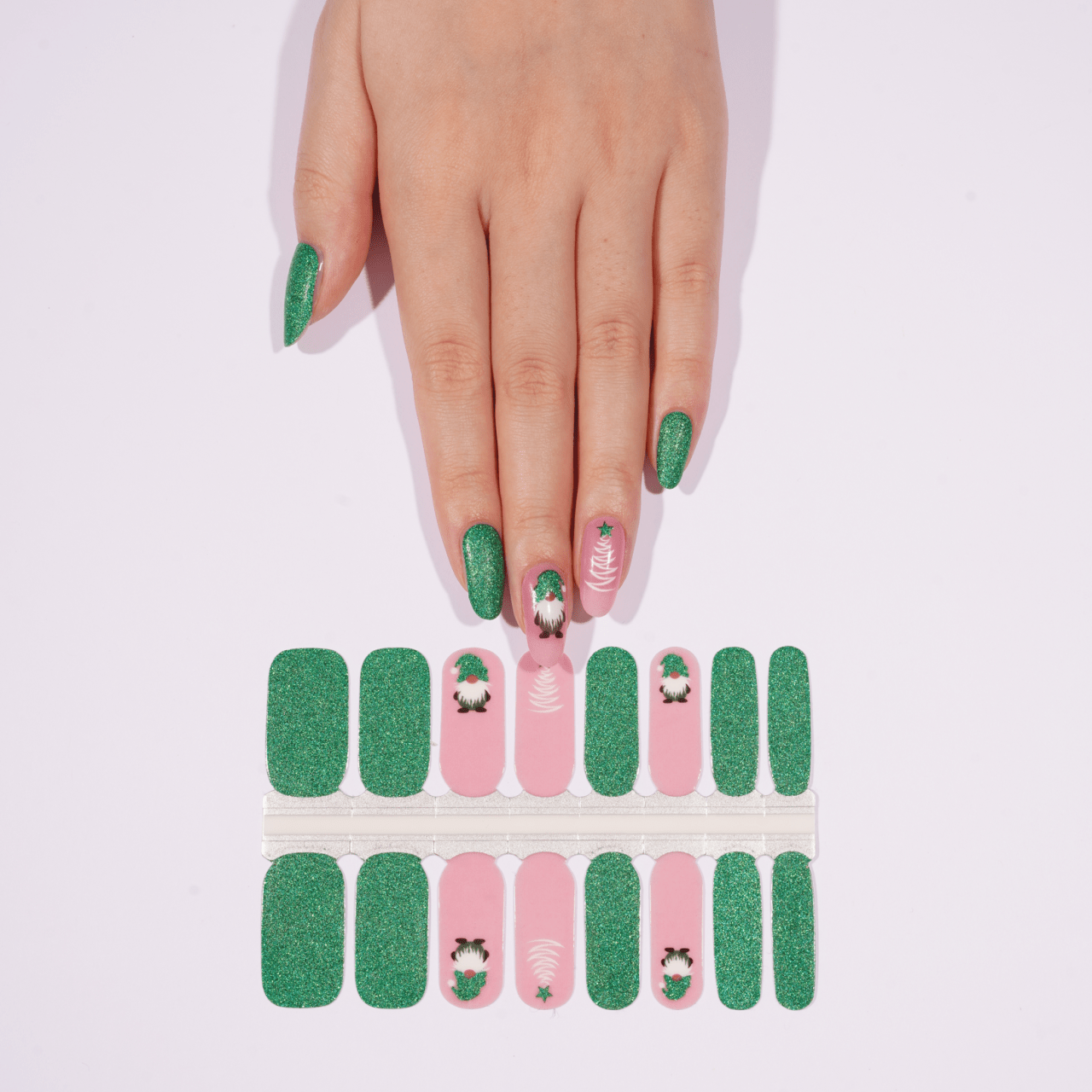 Holy Grail Nail Non-UV Nail Wraps Green Gonk