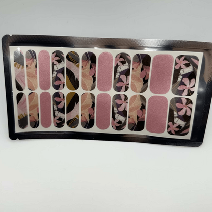 Holy Grail Nail Non-UV Nail Wraps Hawaii - Wide Fit Wrap (22 Piece)