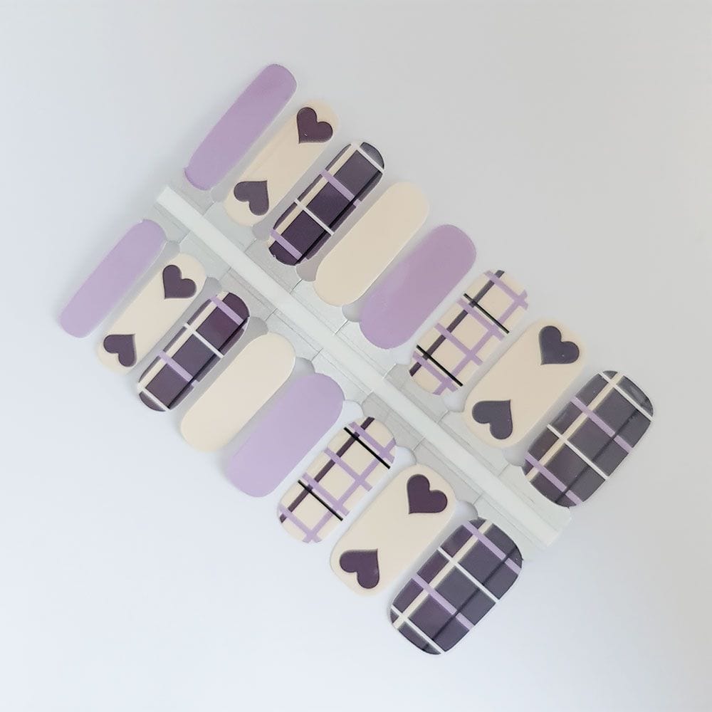 Holy Grail Nail Non-UV Nail Wraps Heather - Nail Wraps