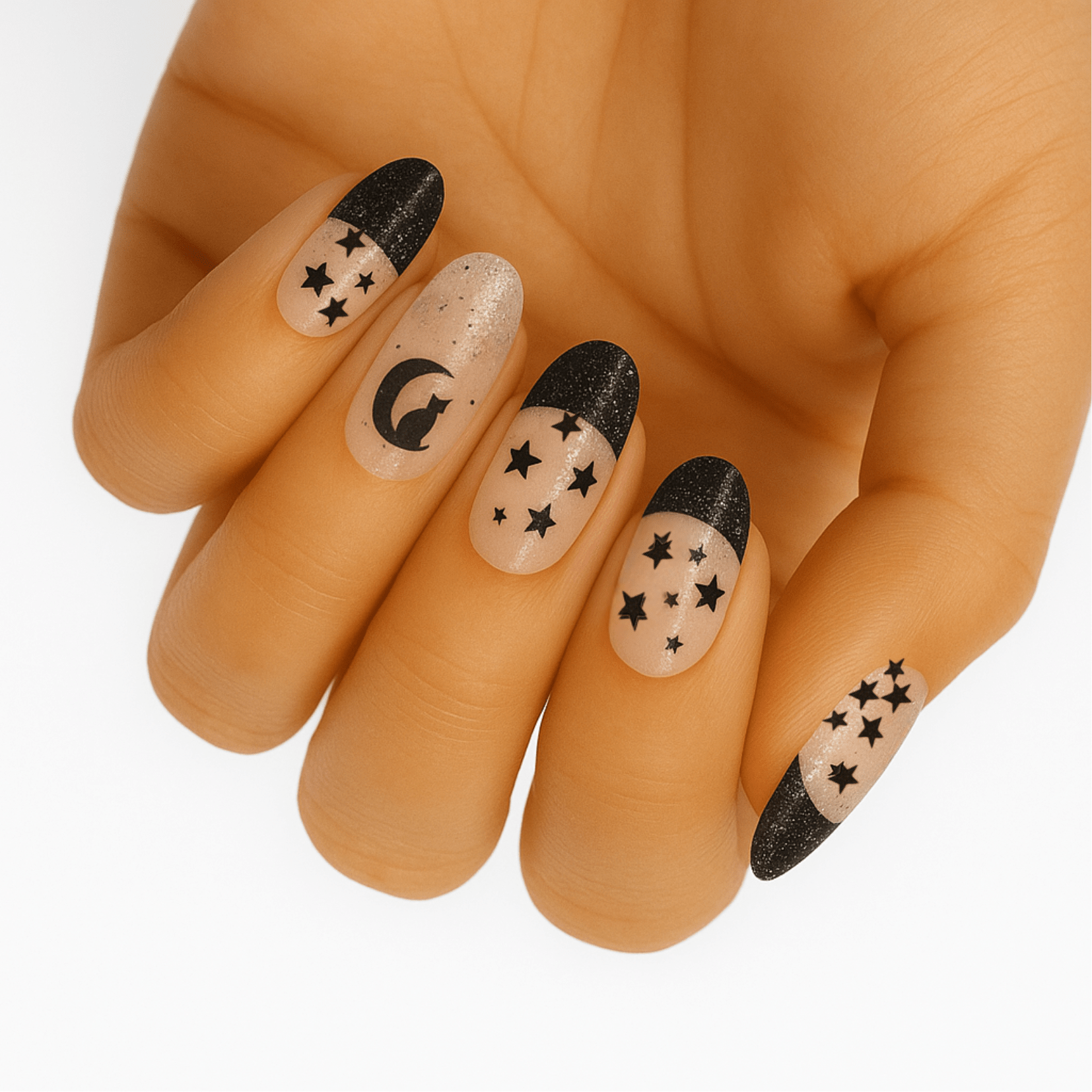 Holy Grail Nail Non-UV Nail Wraps Hexed (Transparent)