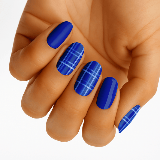 Holy Grail Nail Non-UV Nail Wraps Highland Blue - Holy Classics (Non-UV Nail Wraps)