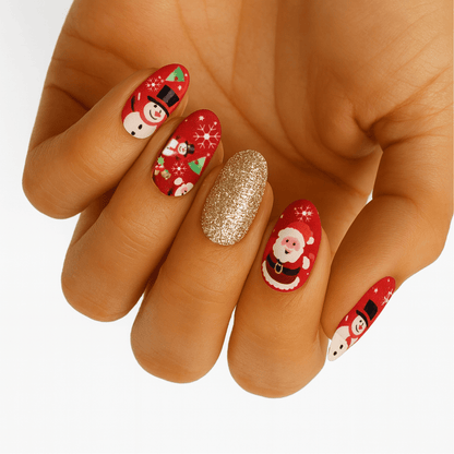 Holy Grail Nail Non-UV Nail Wraps Ho Ho Ho - Holy Classics (Non-UV Nail Wraps)