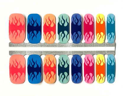 Holy Grail Nail Non-UV Nail Wraps Hot Rod - Holy Classics (Non-UV Nail Wraps)