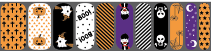 Holy Grail Nail Non-UV Nail Wraps Howl-o-Ween (Wide Fit) - Holy Classics (Non-UV Nail Wraps)