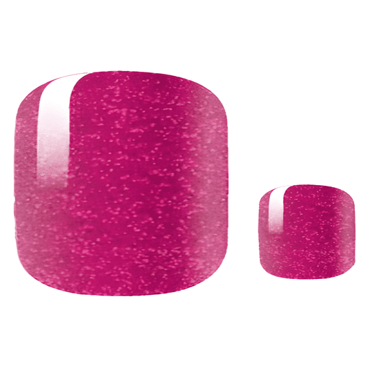 Holy Grail Nail Non-UV Nail Wraps Jezebel (Glitter) - Pedi Wraps