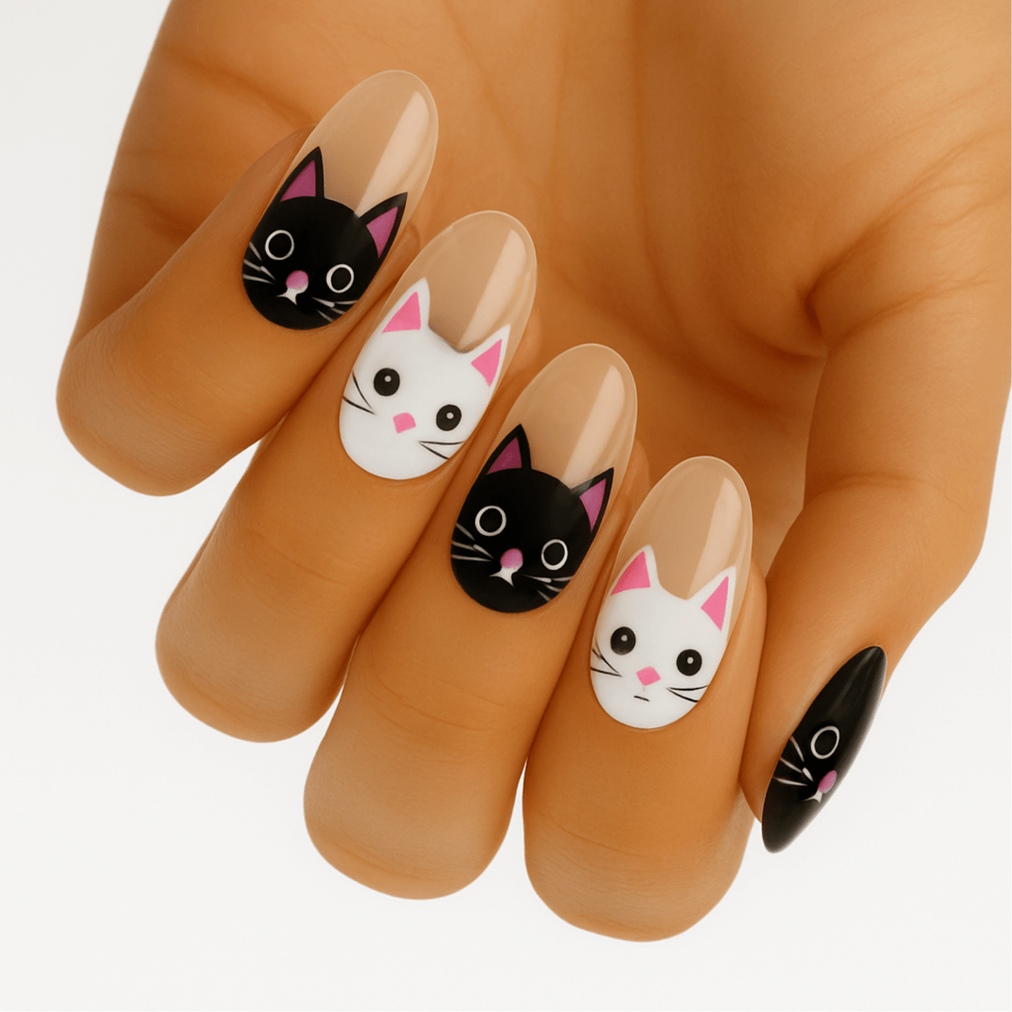 Holy Grail Nail Non-UV Nail Wraps Kit Cat (Transparent) - Holy Classics (Non-UV Nail Wraps)