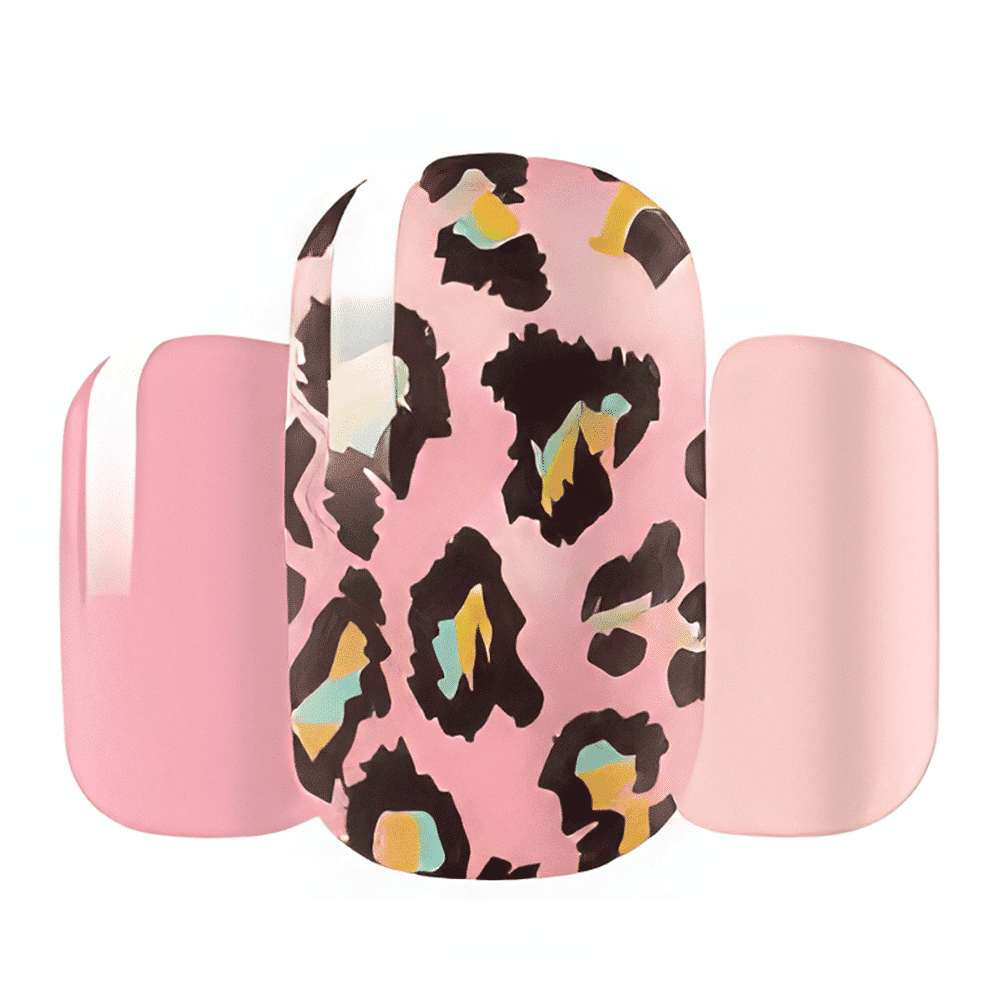 Holy Grail Nail Non-UV Nail Wraps Kitty Likes to Scratch (Glitter) - Wide Fit Wrap (22 Piece)