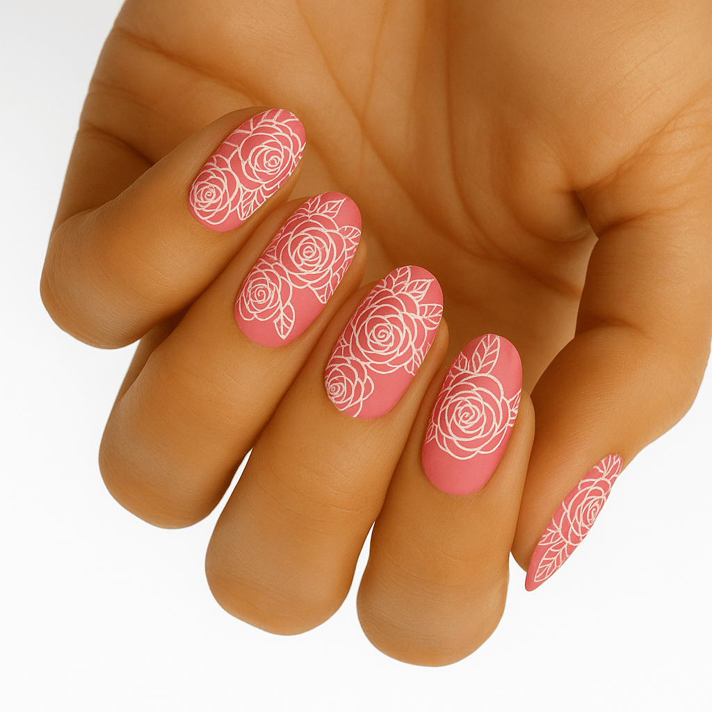Holy Grail Nail Non-UV Nail Wraps Lacy Flowers - Holy Classics (Non-UV Nail Wraps)