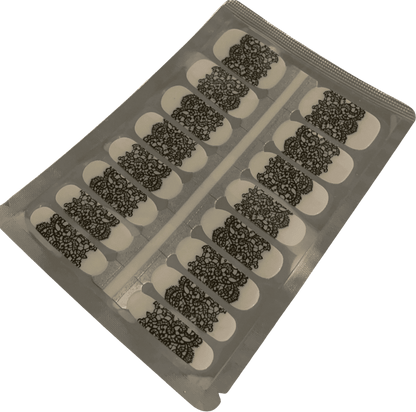 Holy Grail Nail Non-UV Nail Wraps Lacy Lacy (Part Transparent)- Holy Classics (Non-UV Nail Wraps)