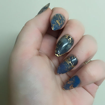 Holy Grail Nail Non-UV Nail Wraps Lapis Lazuli - Holy Classics (Non-UV Nail Wraps)