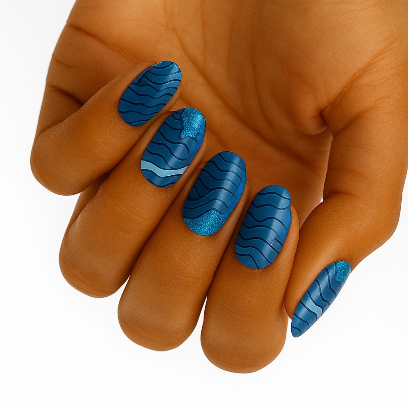 Holy Grail Nail Non-UV Nail Wraps Life Aquatic (Glitter) - Holy Classics (Non-UV Nail Wraps)