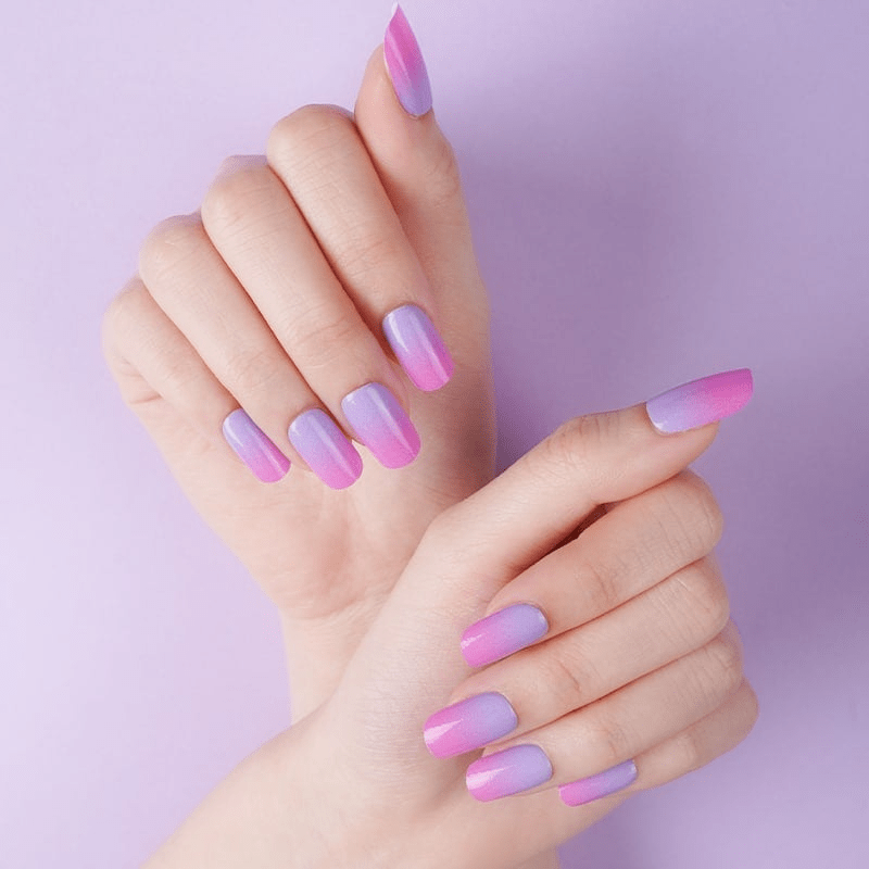 Holy Grail Nail Non-UV Nail Wraps Lilac Ombre - Holy Classics (Non-UV Nail Wraps)