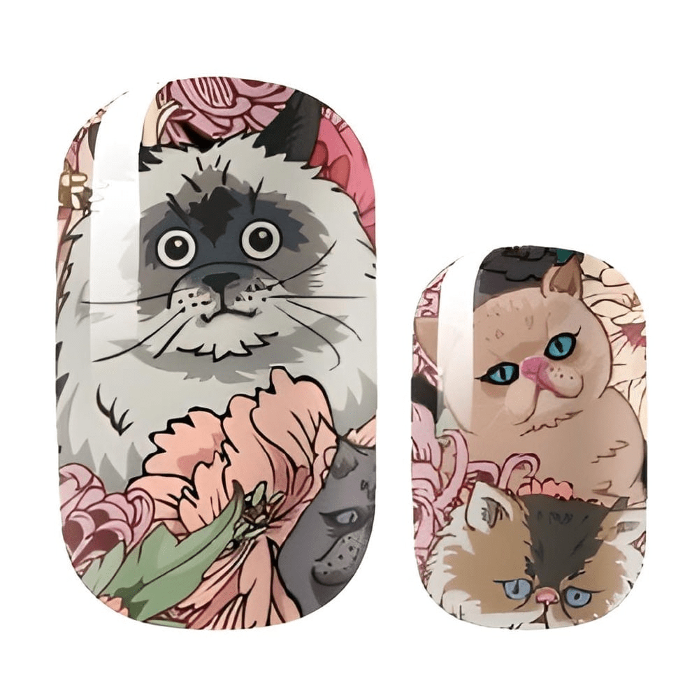 Holy Grail Nail Non-UV Nail Wraps Love Cats - Holy Classics (Non-UV Nail Wraps)