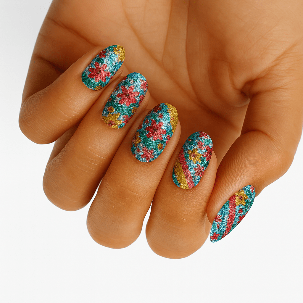 Holy Grail Nail Non-UV Nail Wraps Lust for Life (Glitter) - Holy Classics (Non-UV Nail Wraps)