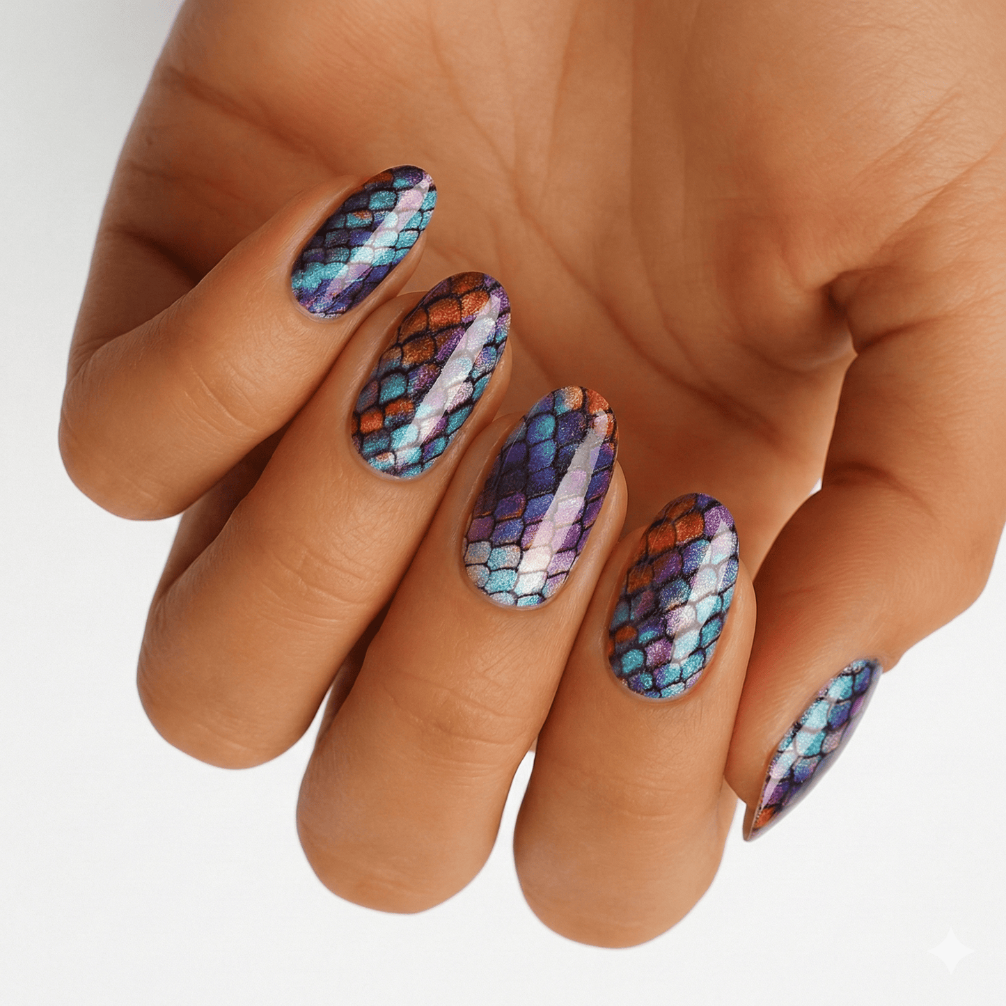 Holy Grail Nail Non-UV Nail Wraps Mermaid Radiance