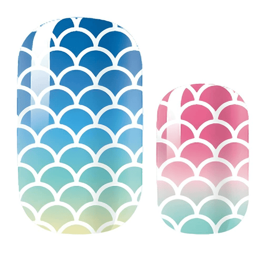 Holy Grail Nail Non-UV Nail Wraps Mermaid's Tail (Glitter) - Holy Classics (Non-UV Nail Wraps)