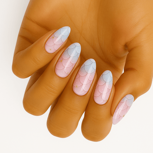 Holy Grail Nail Non-UV Nail Wraps Mermaid's Tail (Non-Glitter) - Holy Classics (Non-UV Nail Wraps)