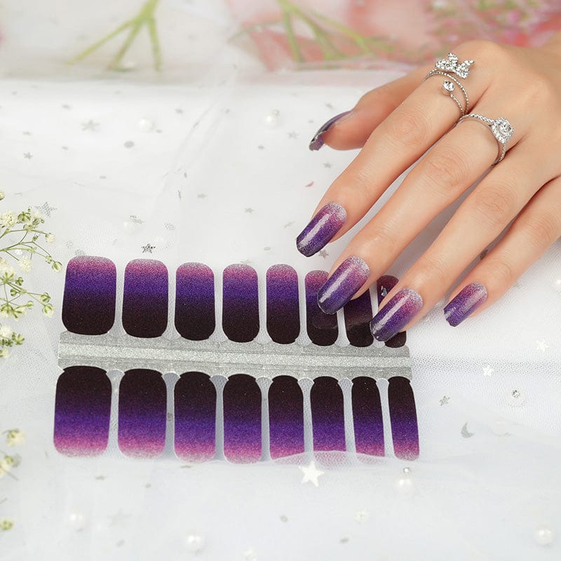Holy Grail Nail Non-UV Nail Wraps Midnight Mischief