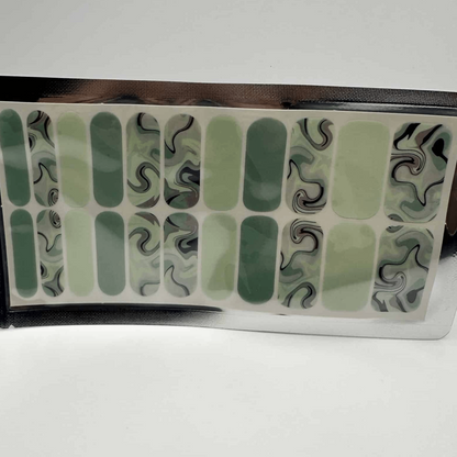 Holy Grail Nail Non-UV Nail Wraps Mists of Time - Wide Fit Wrap (22 Piece)