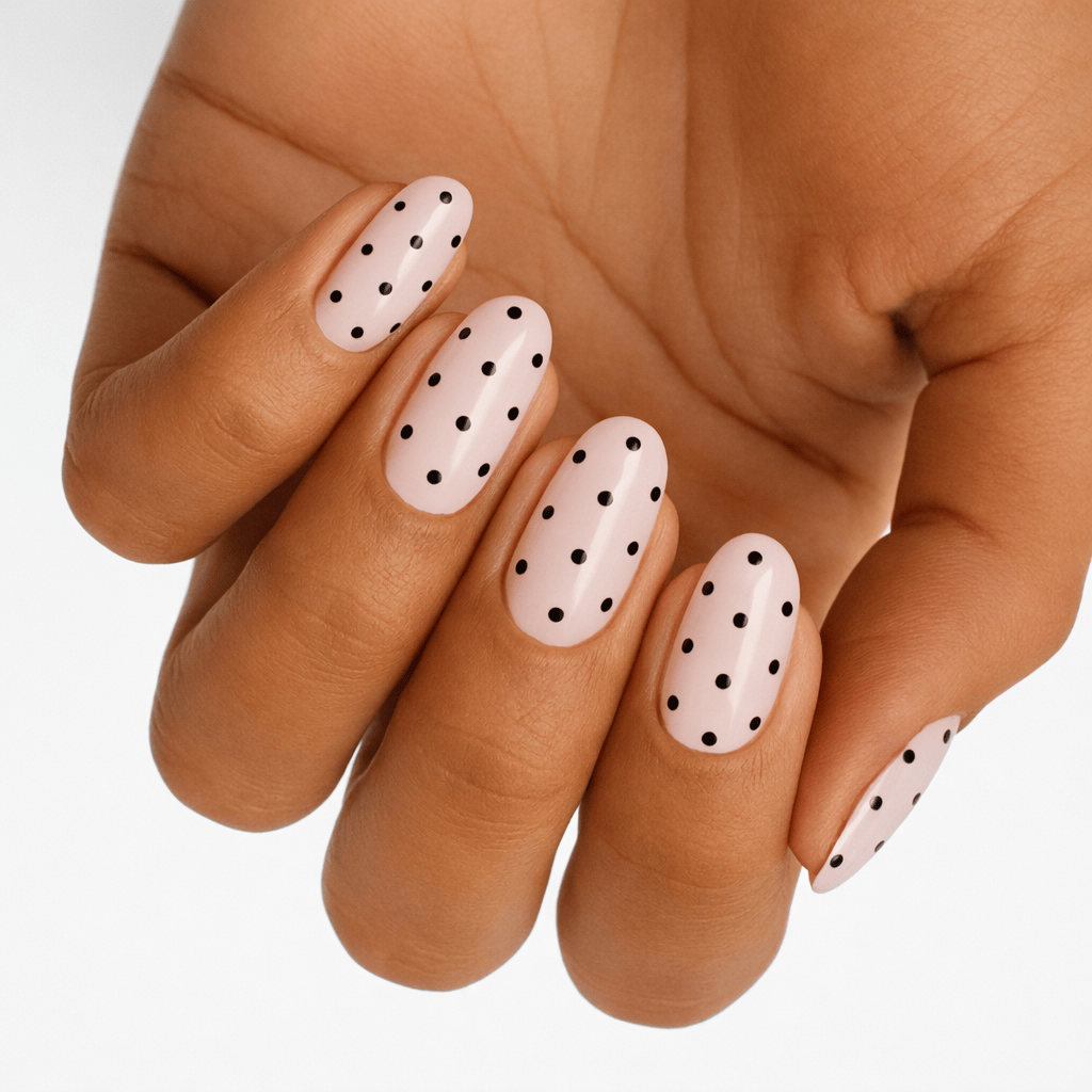 Holy Grail Nail Non-UV Nail Wraps Modern Dots