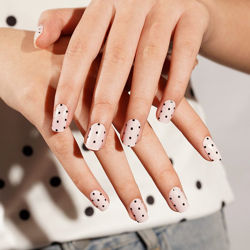 Holy Grail Nail Non-UV Nail Wraps Modern Dots