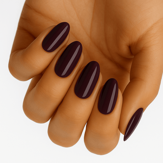 Holy Grail Nail Non-UV Nail Wraps Mulberry - Wide Fit Wrap (20 Piece)