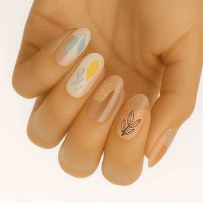 Holy Grail Nail Non-UV Nail Wraps Natural World (Part Transparent)- Holy Classics (Non-UV Nail Wraps)
