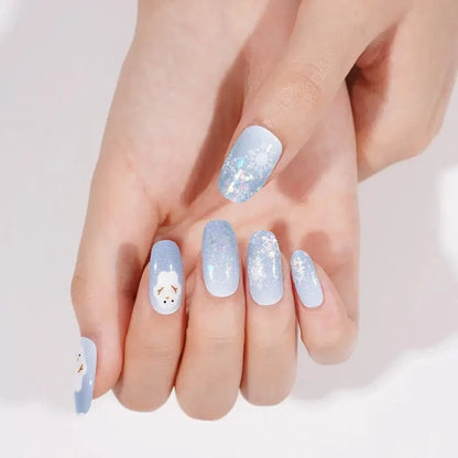 HOLY GRAIL NAIL Non-UV Nail Wraps North Pole Glow - Holy Classics (Non-UV Nail Wraps)