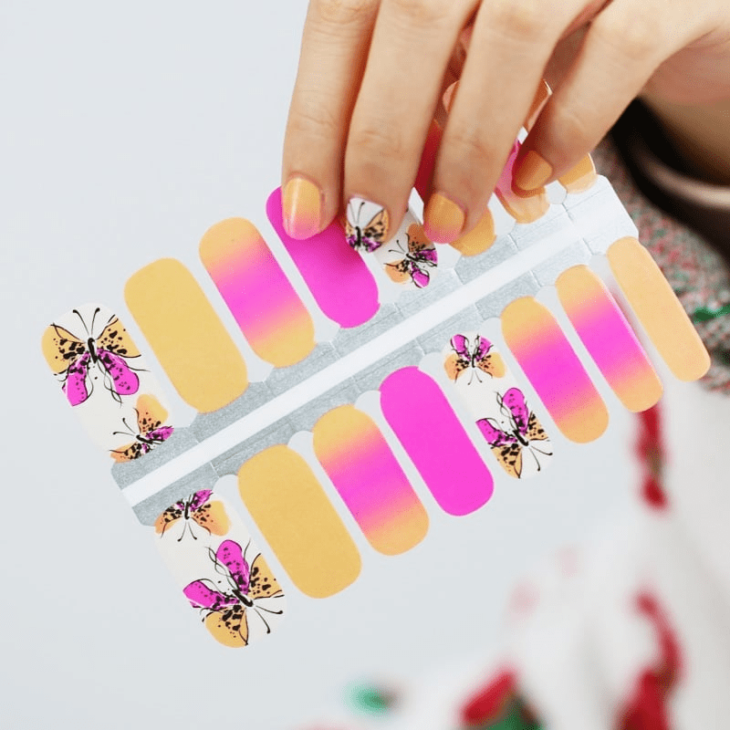 Holy Grail Nail Non-UV Nail Wraps Ombre Butterfly - Holy Classics (Non-UV Nail Wraps)