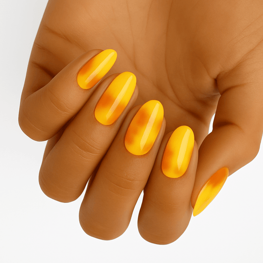 Holy Grail Nail Non-UV Nail Wraps Orange/Yellow Mystique - Colour Changing Holy Classics (Non-UV Nail Wraps)
