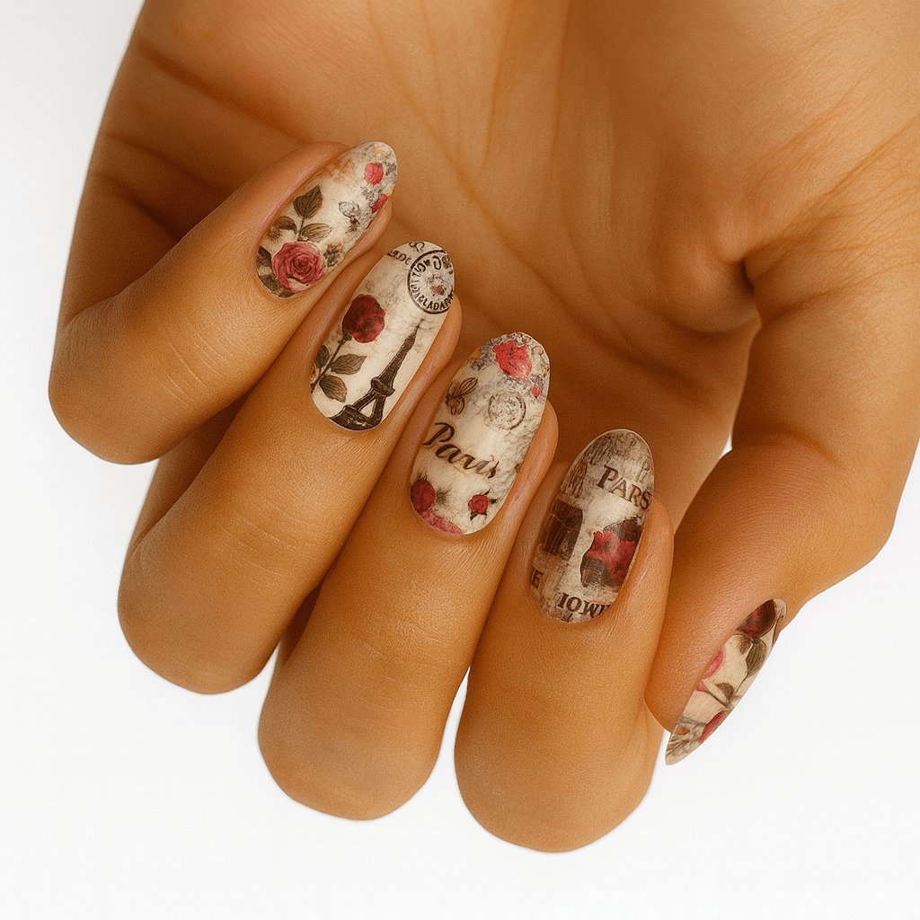 Holy Grail Nail Non-UV Nail Wraps Paris Mon Amour - Holy Classics (Non-UV Nail Wraps)