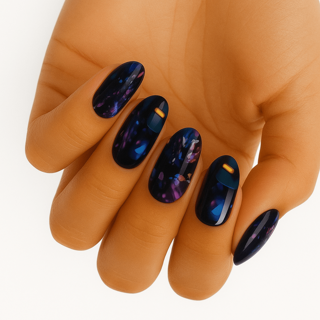 Holy Grail Nail Non-UV Nail Wraps Party at Mine at Midnight (Glitter) - Holy Classics (Non-UV Nail Wraps)