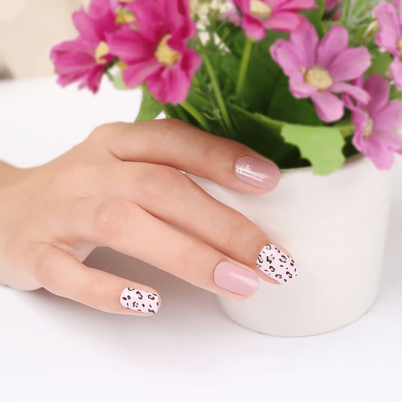 Holy Grail Nail Non-UV Nail Wraps Paw Print Pink - Holy Classics (Non-UV Nail Wraps)